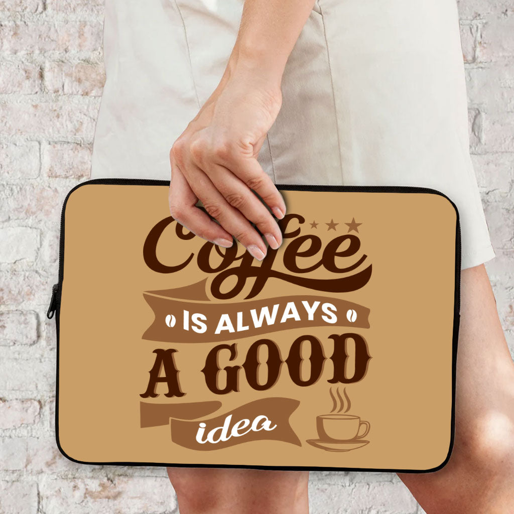 Coffee MacBook Air 14" Two-Sided Sleeve - Creative Laptop Sleeve - Themed MacBook Sleeve