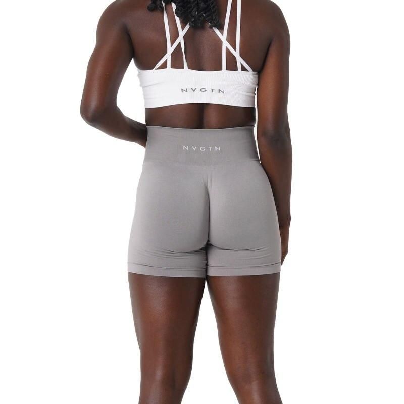 Seamless High-Waist Yoga Shorts