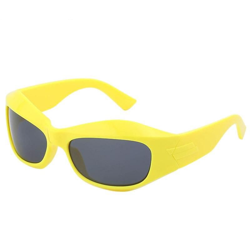 Retro-Futuristic Cyberpunk Sports Sunglasses