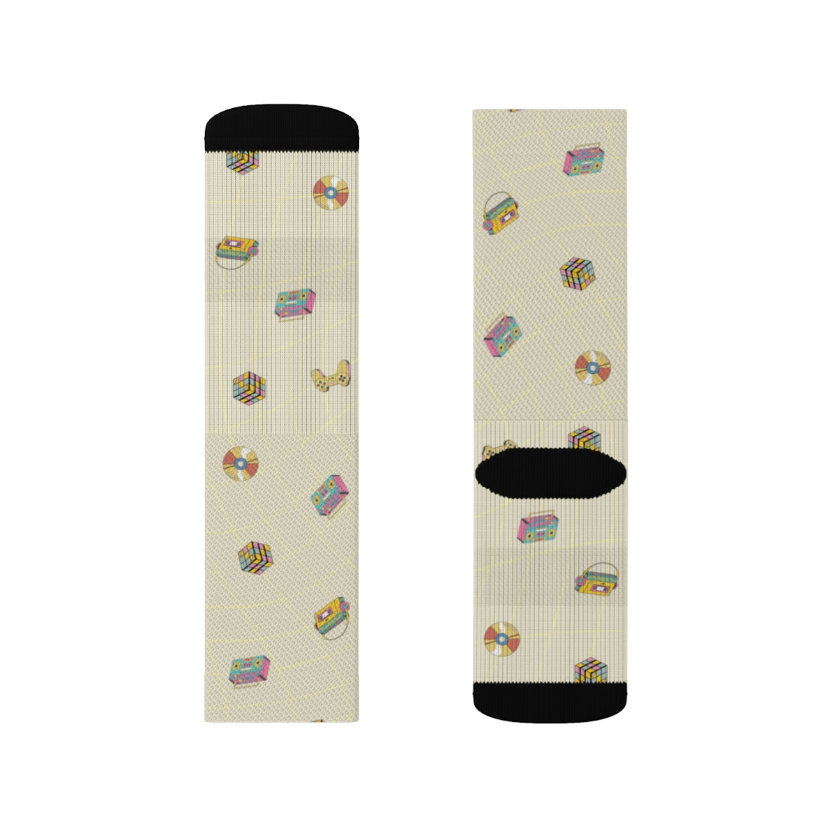 Retro Games Fun Novelty Socks