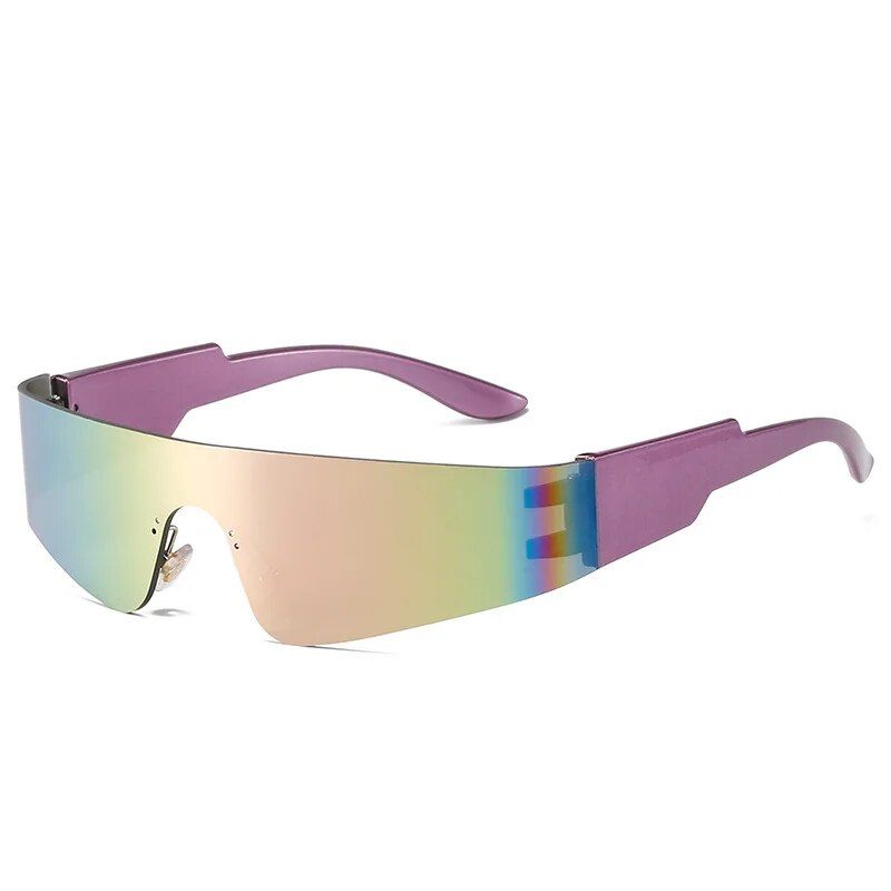 Y2K Vintage One-Piece Sports Sunglasses