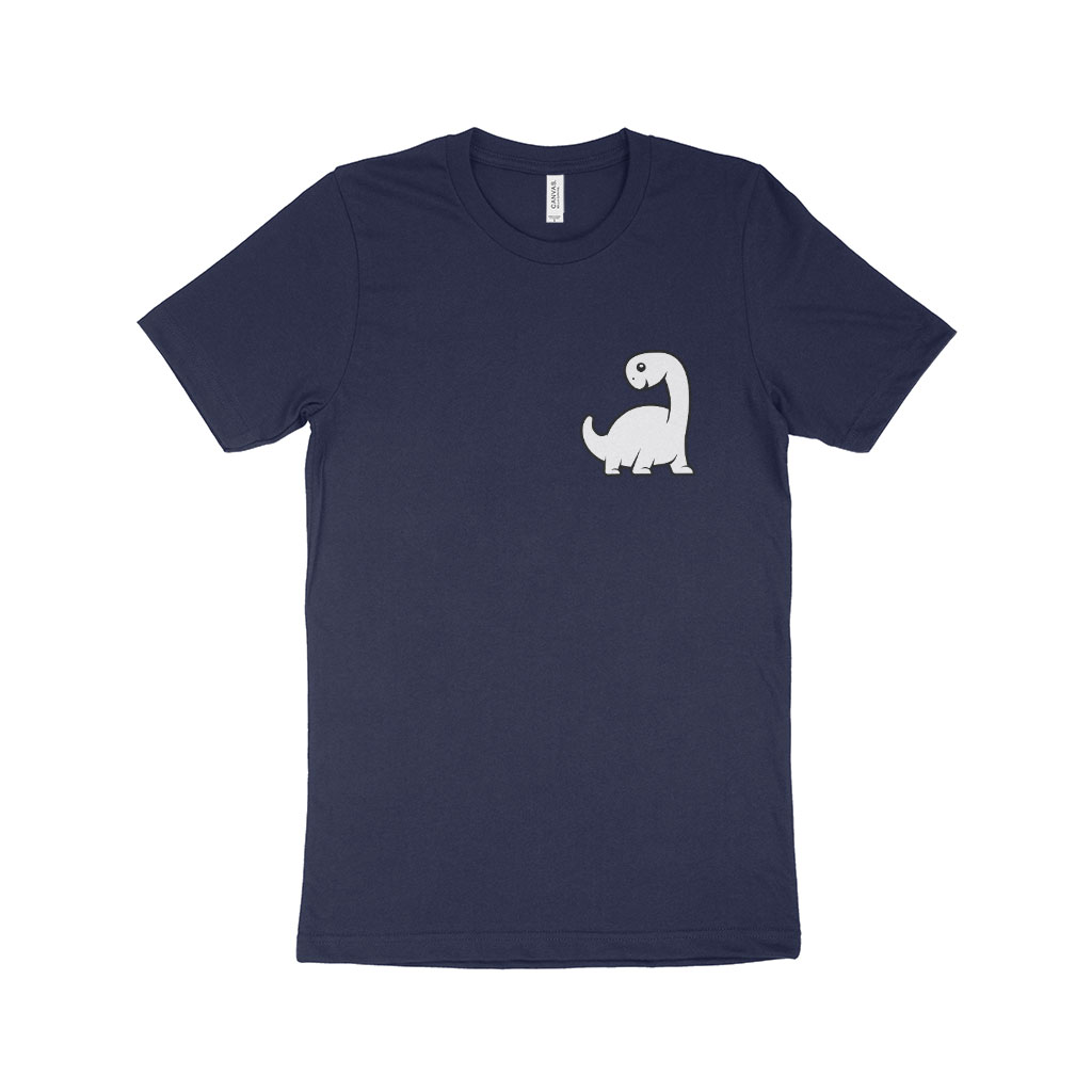 White Dinosaur T-Shirt Made in USA