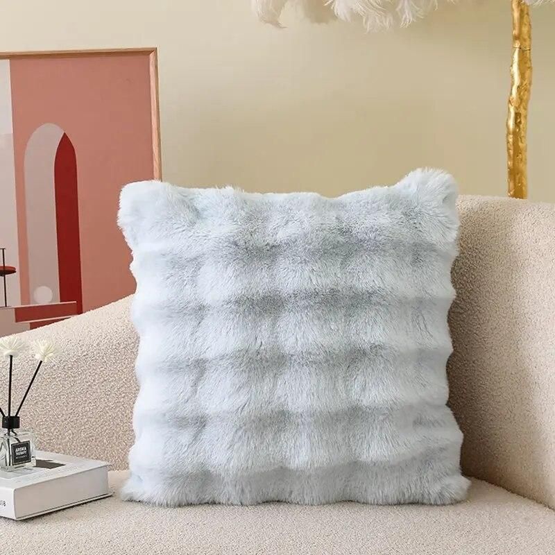 Luxurious Plush Square Cushion Cover 45x45cm