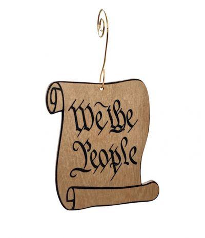 We the People Ornament #9879 | Red Sunflower