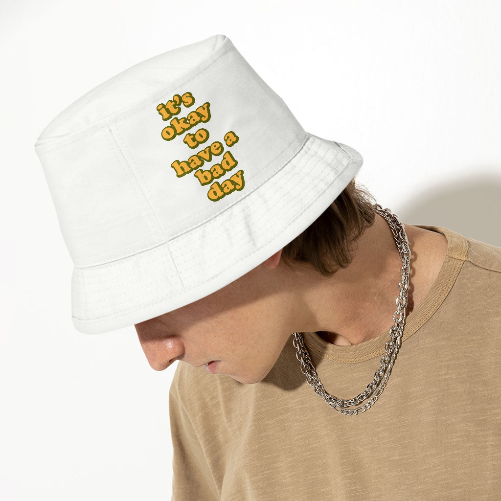 It's Ok Bucket Hat - Positive Hat - Motivational Bucket Hat