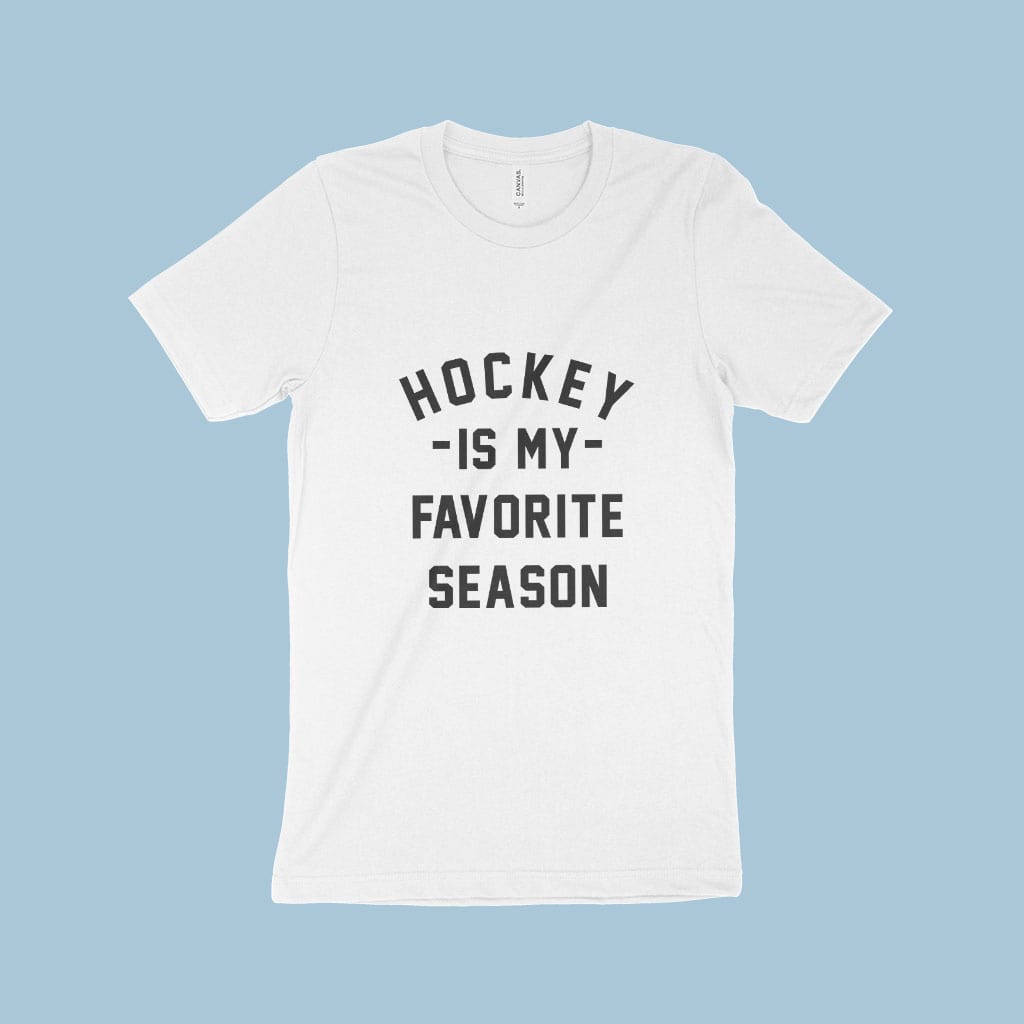 Hockey Unisex Jersey T-Shirt Made in USA