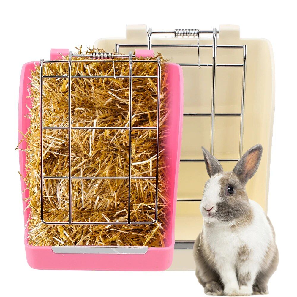 Multi-Color Durable Hay Feeder for Small Pets