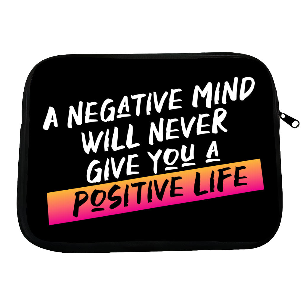 Positive Quote HP 16" Sleeve - Trendy Laptop Sleeve - Cool Laptop Sleeve with Zipper