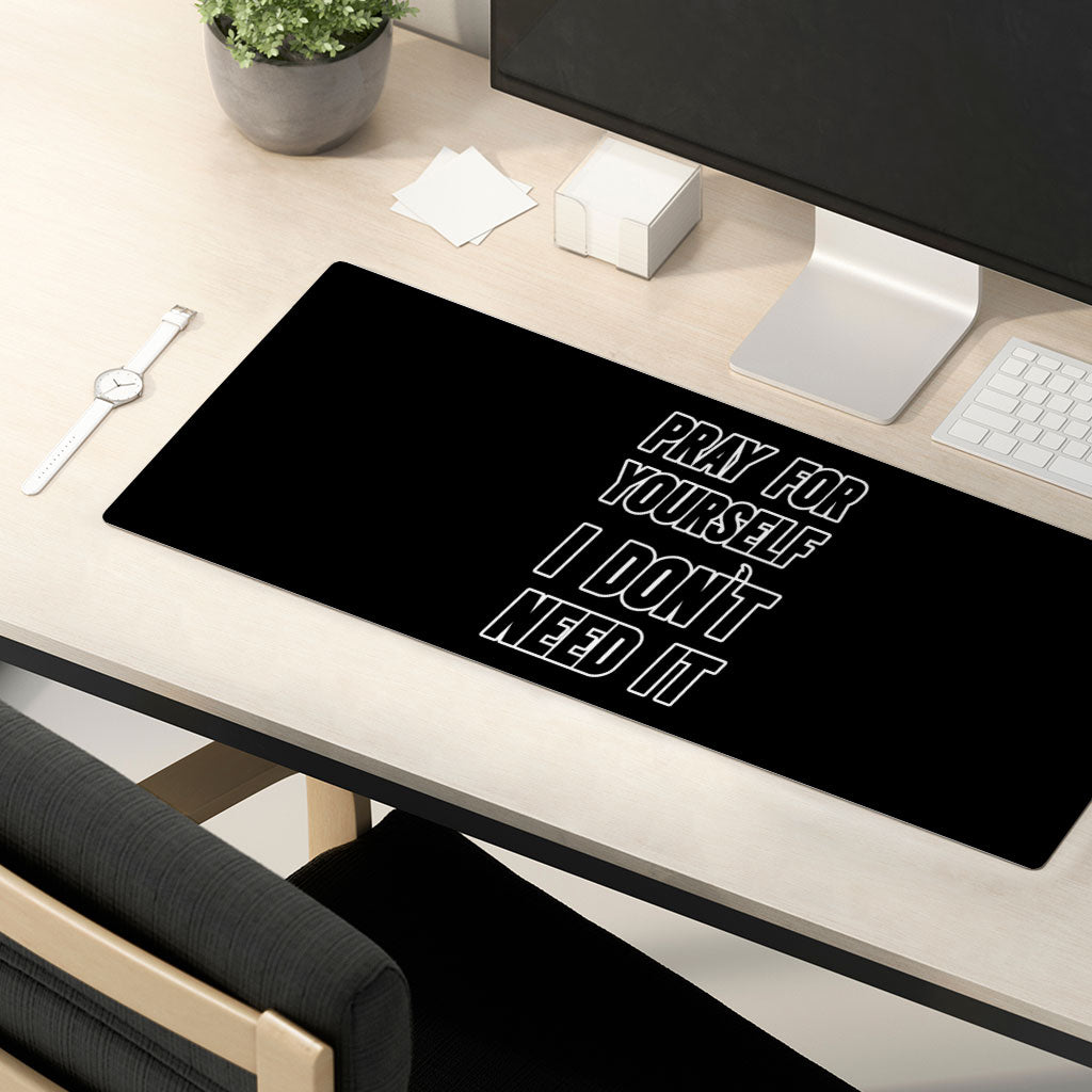 Cool Design Desk Mat - Quote Desk Pad - Printed Laptop Desk Mat