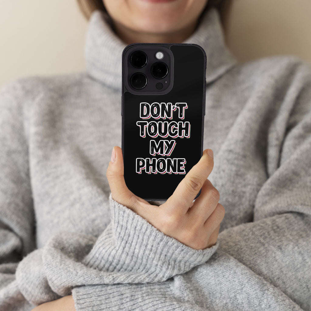 Don't Touch My Phone iPhone 14 Pro Case - Creative Phone Case for iPhone 14 Pro - Cool Design iPhone 14 Pro Case