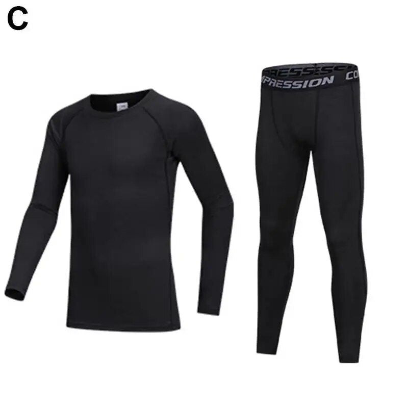 Children's Quick-Dry Thermal Sportswear - Breathable, High-Elasticity, for Basketball & Football