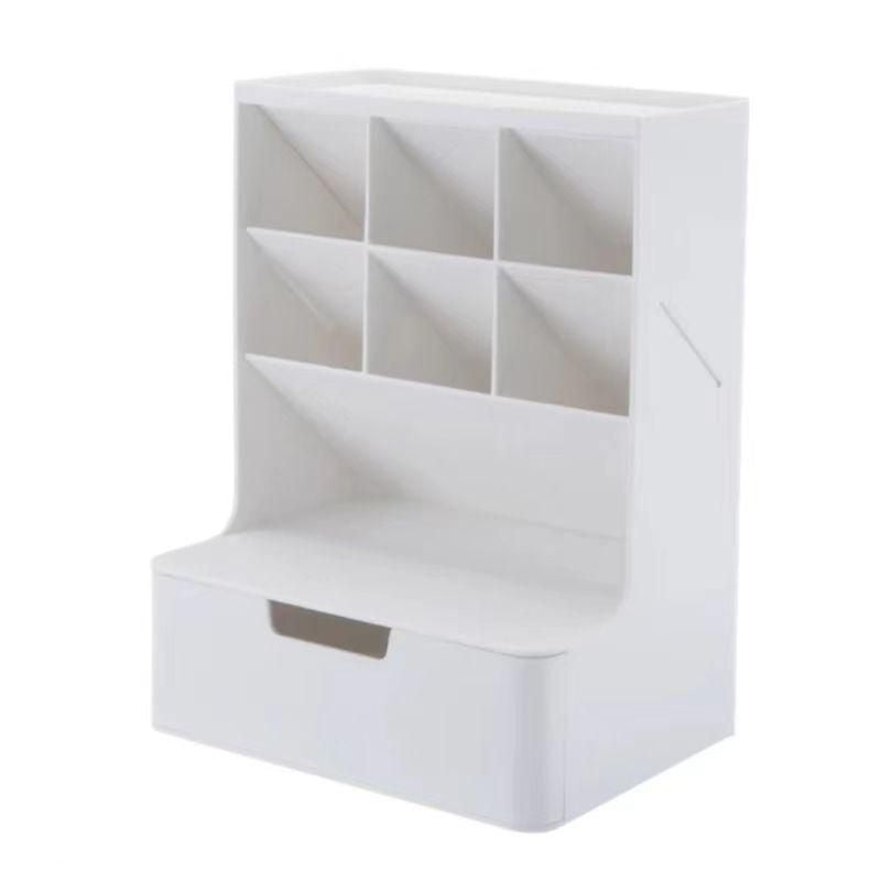 Elegant Desk Organizer: Multi-Functional Office & Cosmetic Storage Rack