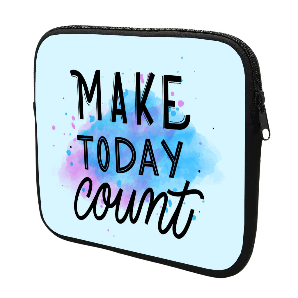 Make Today Count MacBook Air 14" Two-Sided Sleeve - Best Design Laptop Sleeve - Cute MacBook Sleeve