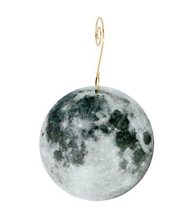 Moon Ornament #9936 | Red Sunflower