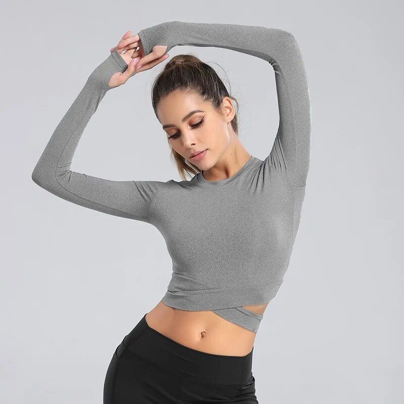 Women's Breathable Sports Crop Top