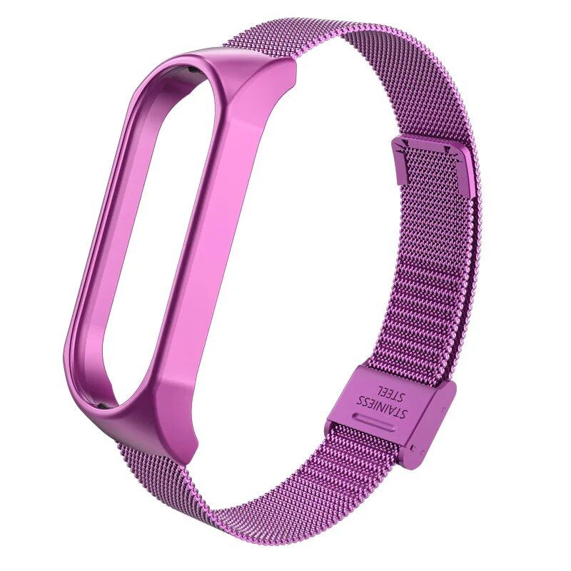 Luxury Milanese Stainless Steel Strap for Mi Band 3/4/5/6