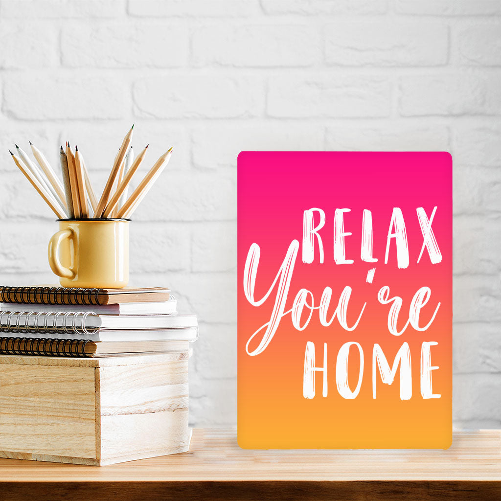 Relax Metal Photo Prints - Best Design Decor Pictures - Printed Decor Pictures