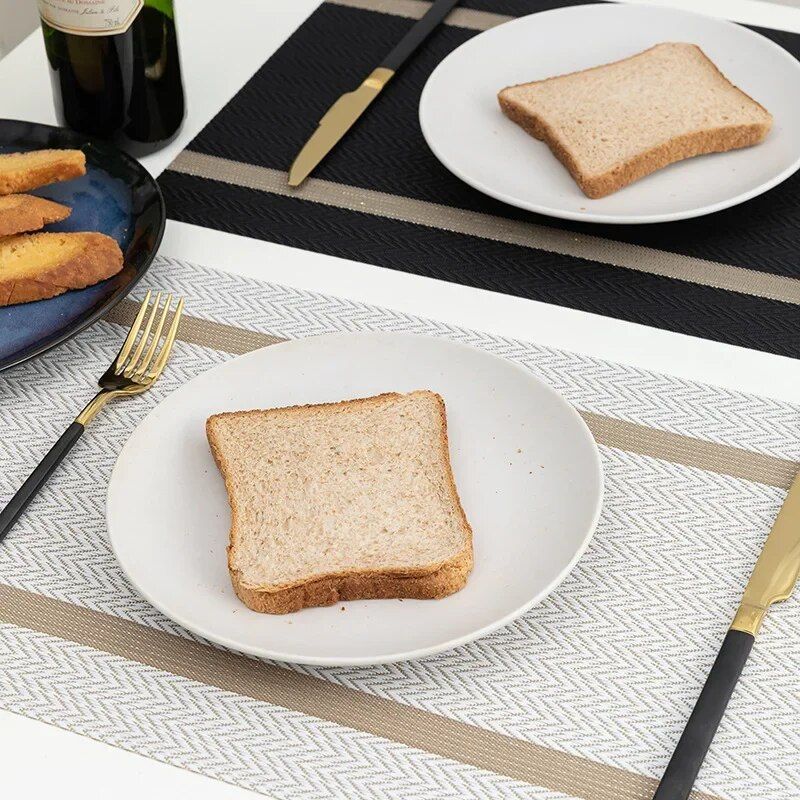 Elegant Polyester Placemats for Dining - Durable, Eco-Friendly Table Mats for Home & Party Decor