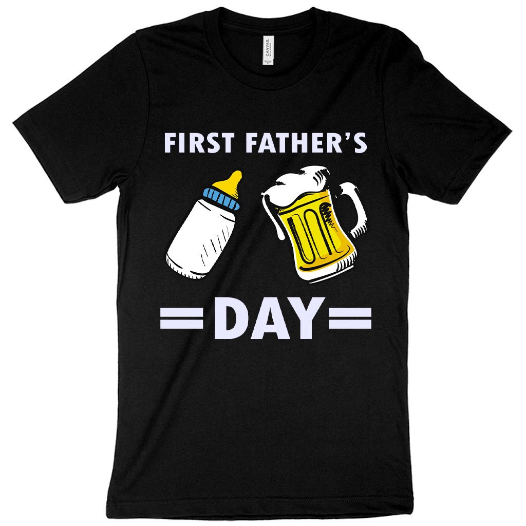 First Father's Day T-Shirt - Funny Father's Day T-Shirts