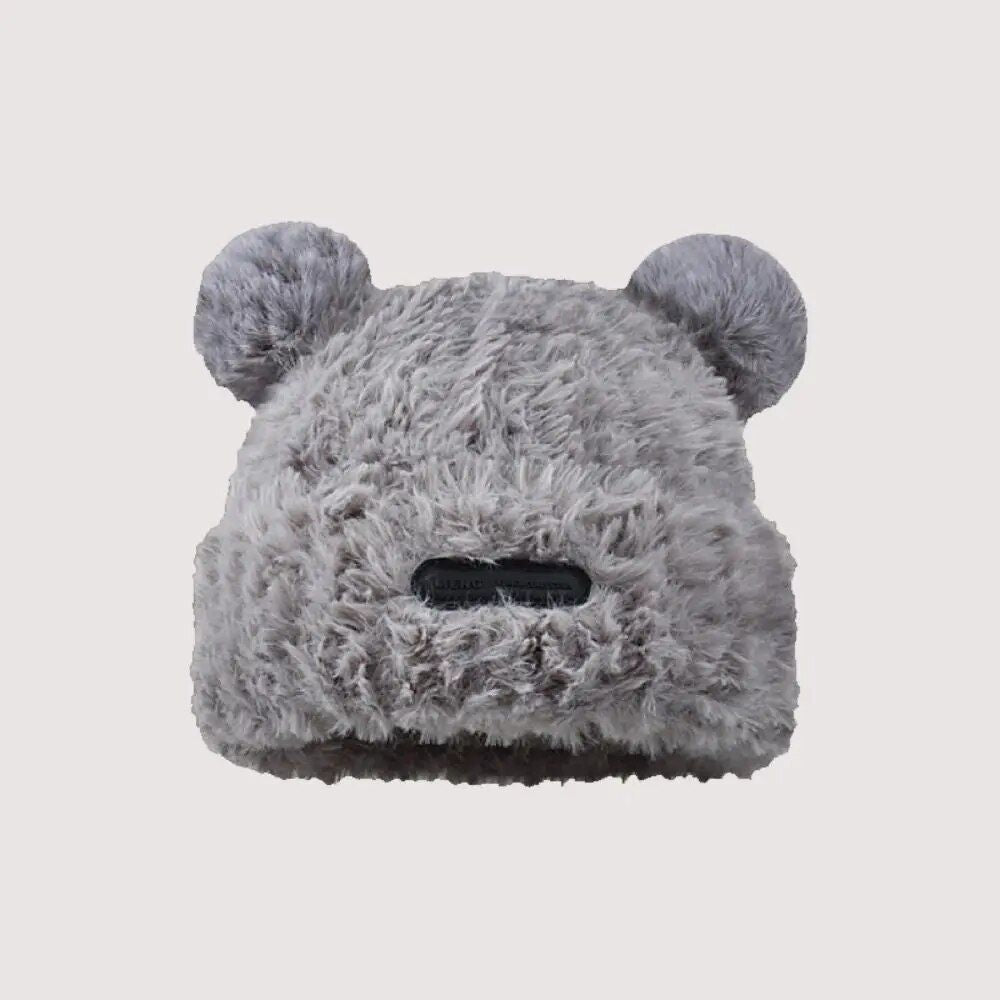 Chic Autumn-Winter Bear Ear Beanie