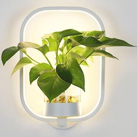 Minimalist Nordic LED Plant Wall Lamp