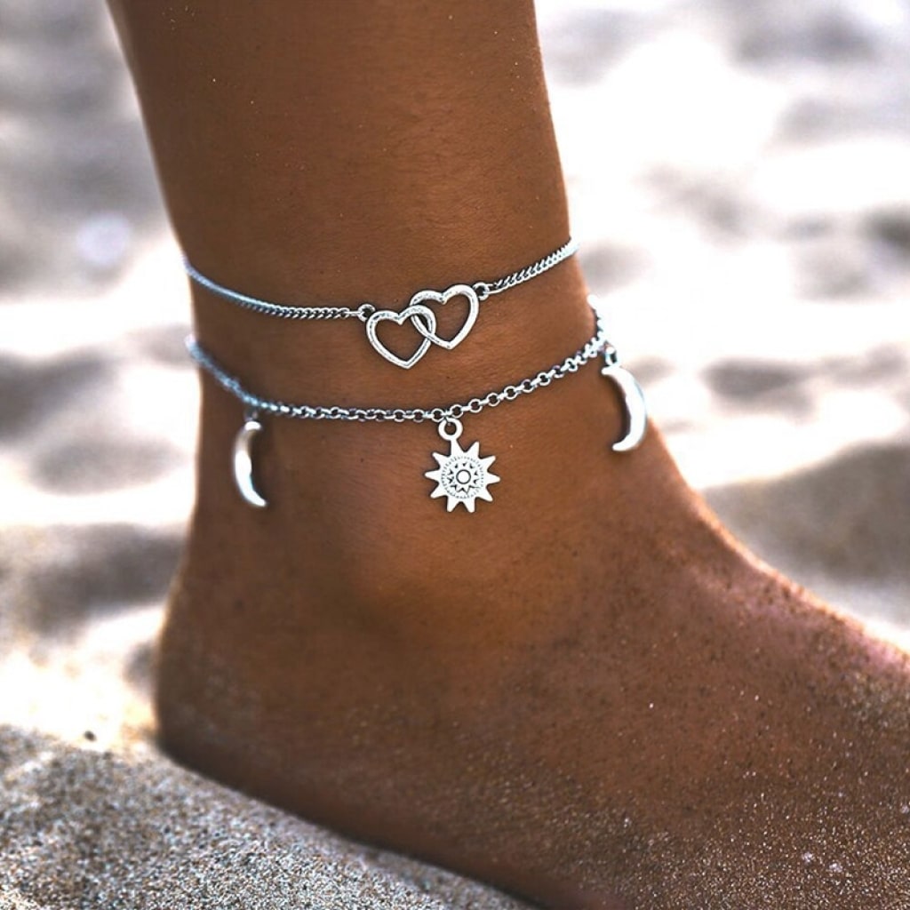 Silver Beach Anklet