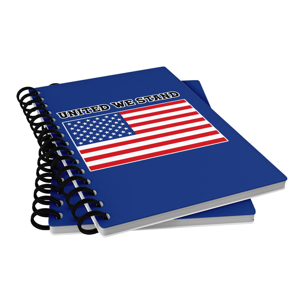 USA Flag Spiral Notebook - Patriotic Notebook - Trendy Notebook