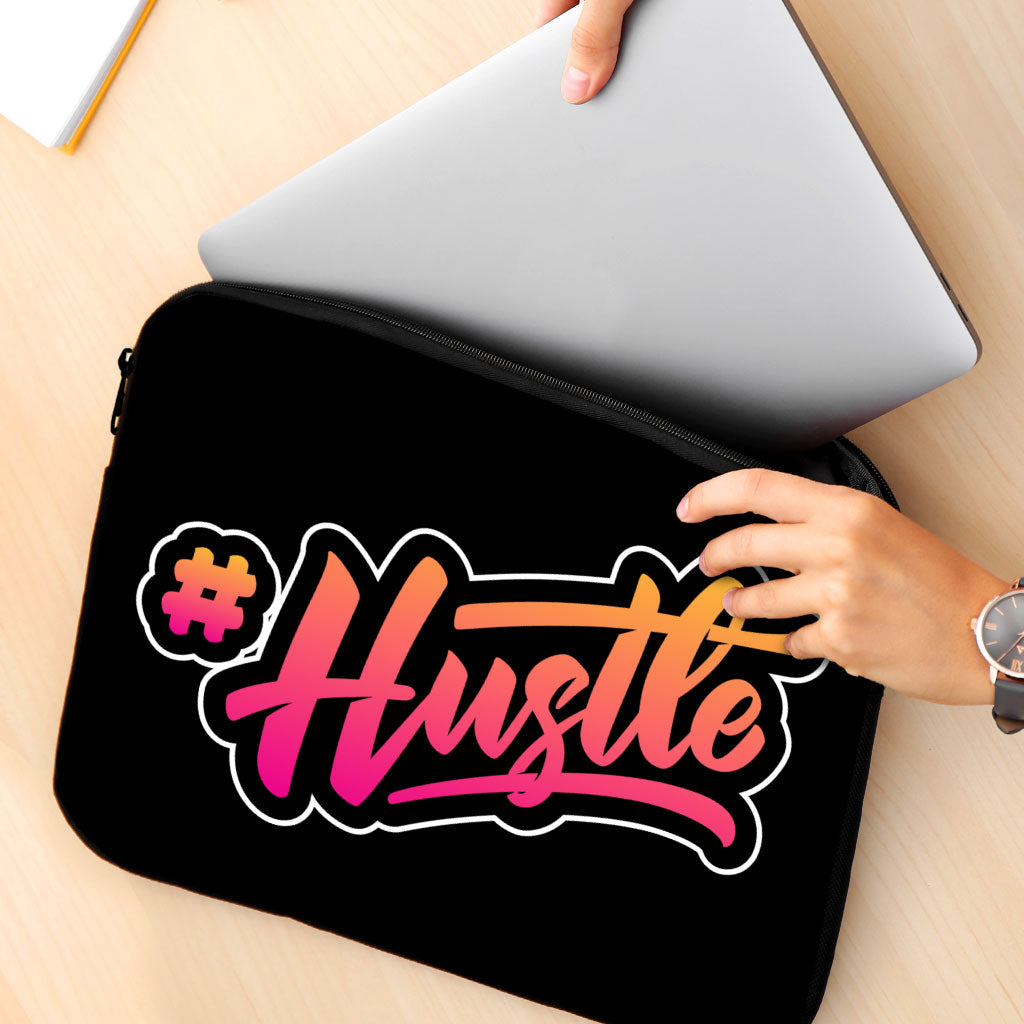 Hustle MacBook Pro 16" Two-Sided Sleeve - Hashtag Laptop Sleeve - Cool Printed MacBook Sleeve