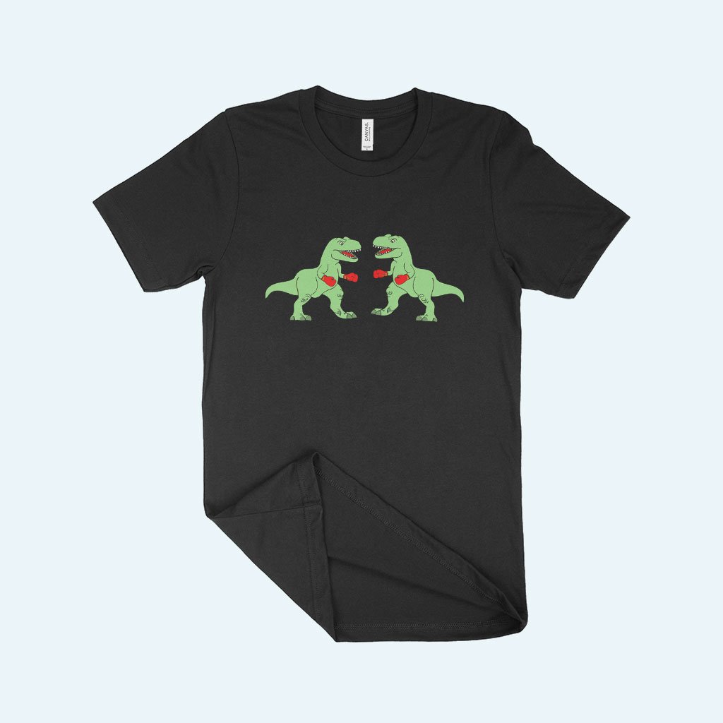 Boxing Dinosaur T-Shirt Made in USA