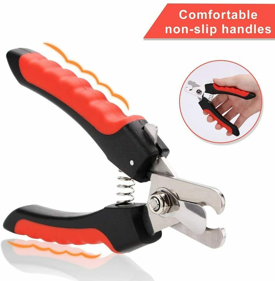 Dog Nail Clippers Nail Trimmer With Safety Guard Razor Sharp Blades