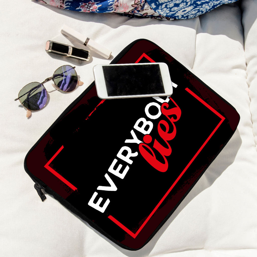 Everybody Lies MacBook Pro 16" Sleeve - Printed Laptop Sleeve - Trendy MacBook Sleeve