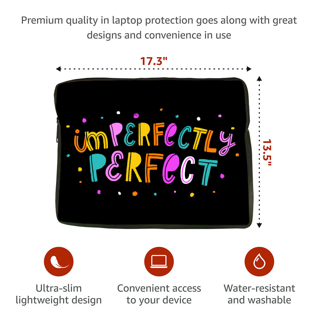 Imperfectly Perfect MacBook Air 14" Two-Sided Sleeve - Funny Laptop Sleeve - Best MacBook Sleeve