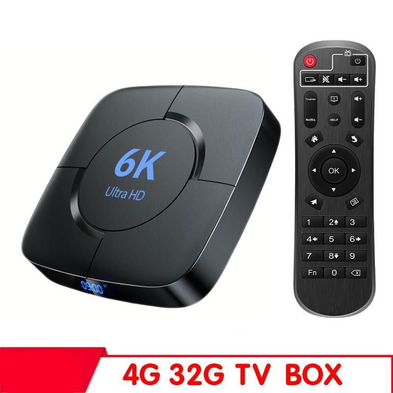 Ultra HD 6K Android 12 Smart TV Box