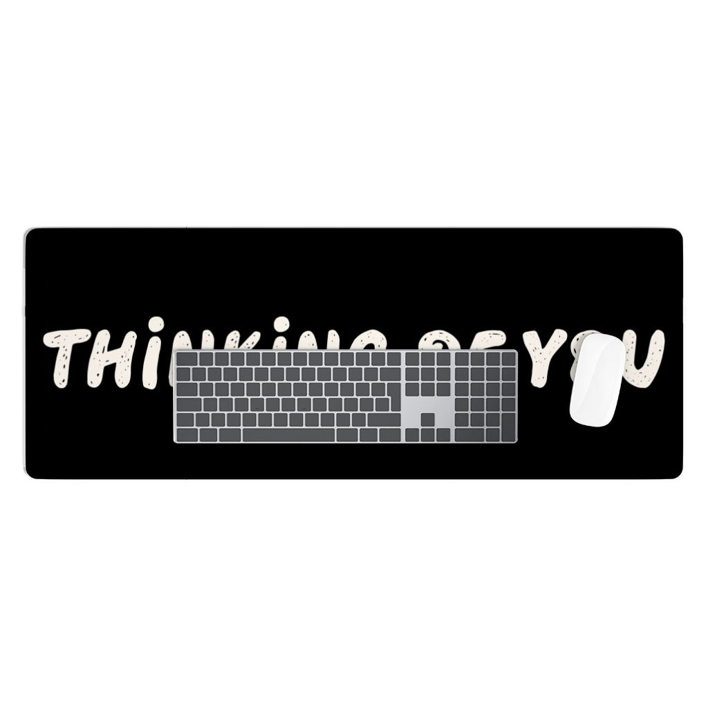 Thinking Of You Desk Mat - Cute Desk Pad - Trendy Laptop Desk Mat