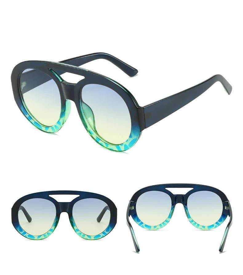 Trendy UV400 Gradient Goggle Sunglasses – Unisex Oversized Candy Color Shades