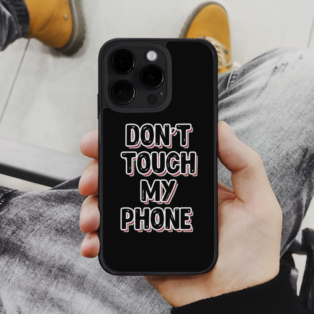 Don't Touch My Phone iPhone 14 Pro Case - Creative Phone Case for iPhone 14 Pro - Cool Design iPhone 14 Pro Case