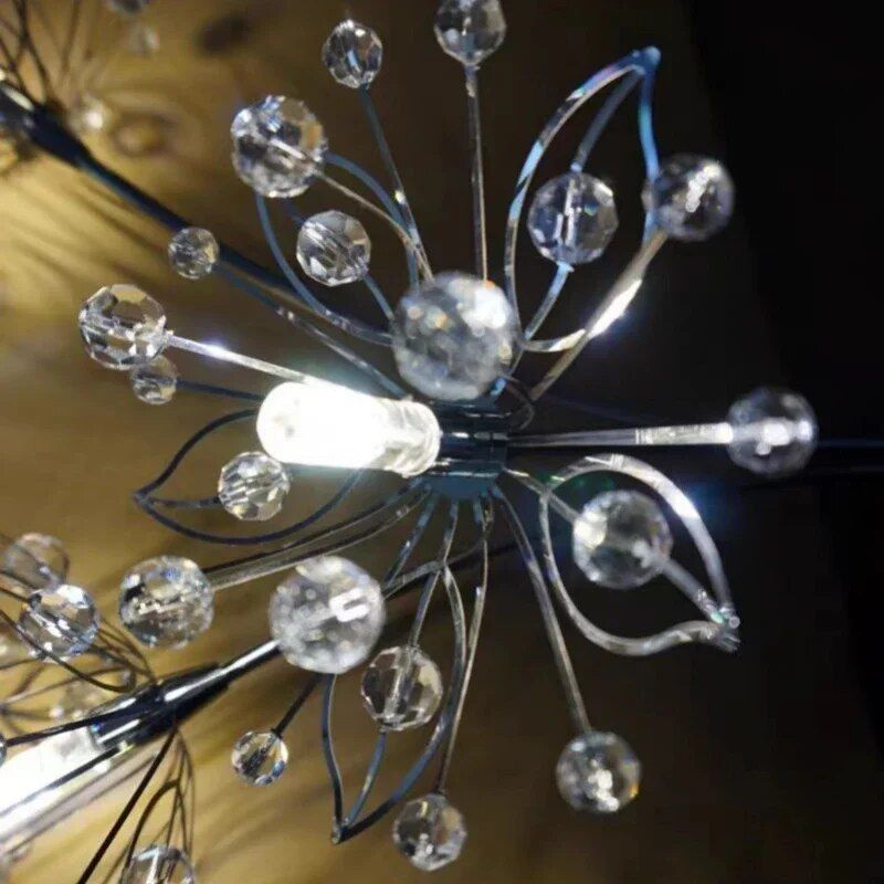 Crystal Dandelion LED Wall Lamp