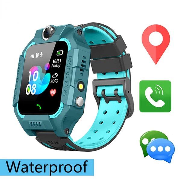 Kids Waterproof IP67 Smart Watch with SOS Call, Voice Chat & SIM Card Slot