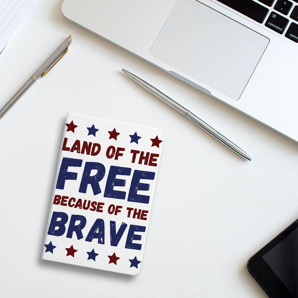 Land Of the Free Journal - Patriotic Notebook - Best Print Journal