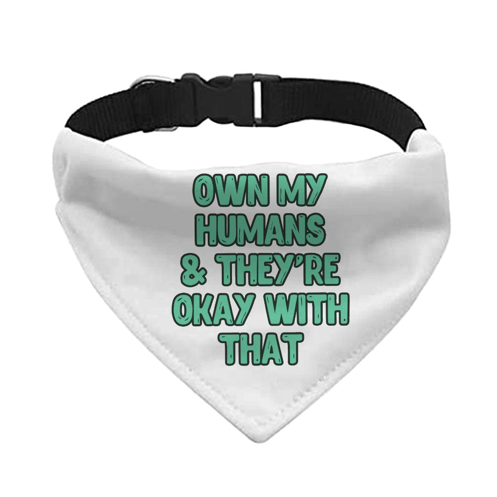 Funny Pet Bandana Collar - Printed Scarf Collar - Cool Dog Bandana