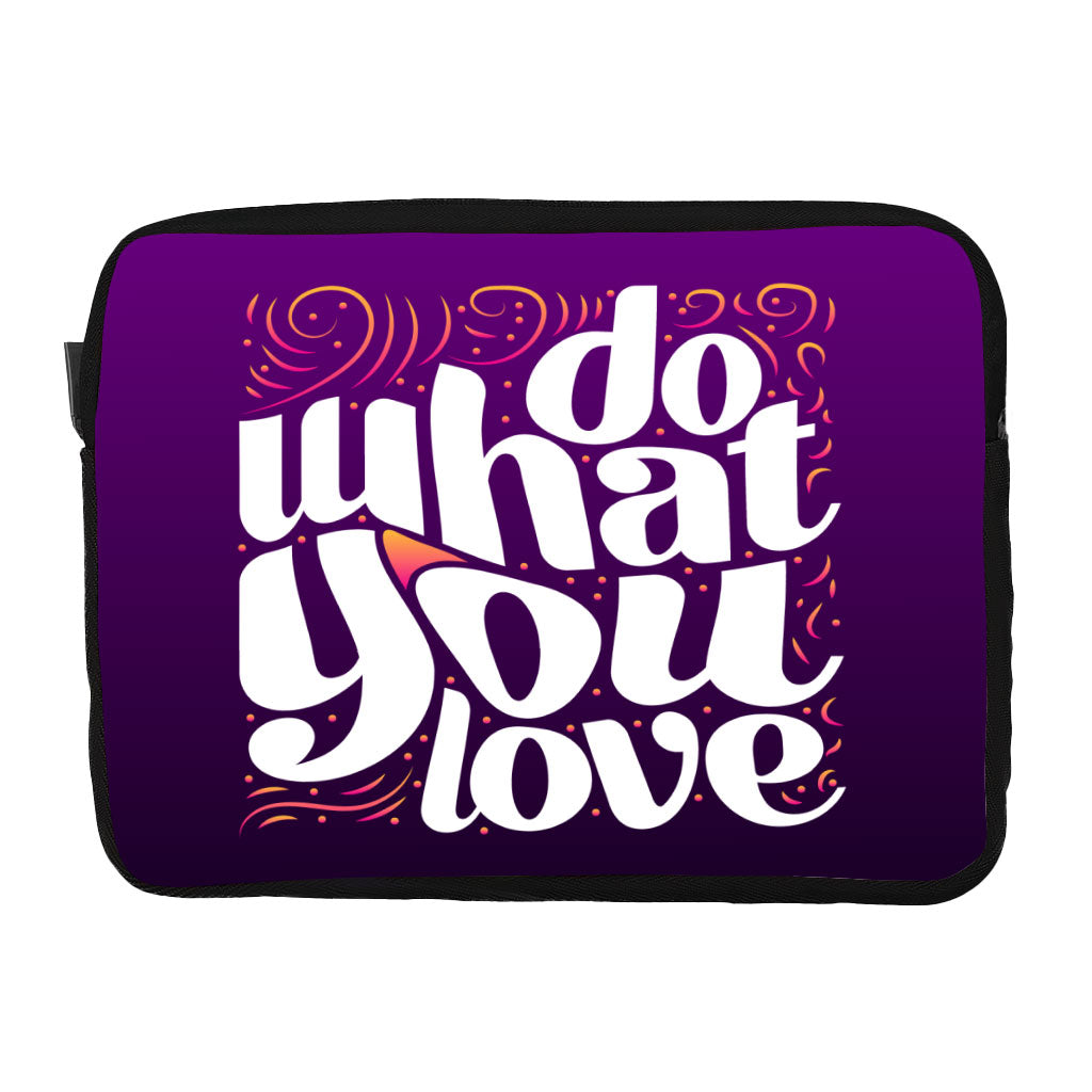 Do What You Love Dell 16" Two-Sided Sleeve - Cute Design Laptop Sleeve - Graphic Laptop Sleeve with Zipper