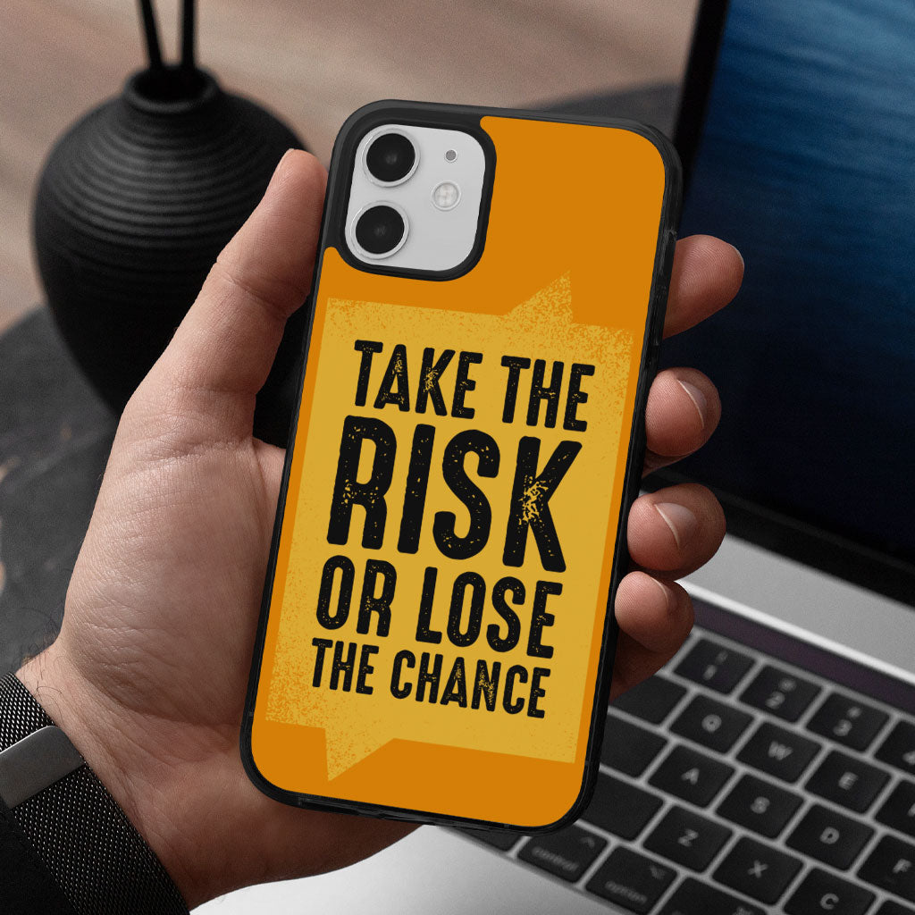 Take the Risk iPhone 12 Case - Cool Phone Case for iPhone 12 - Trendy iPhone 12 Case