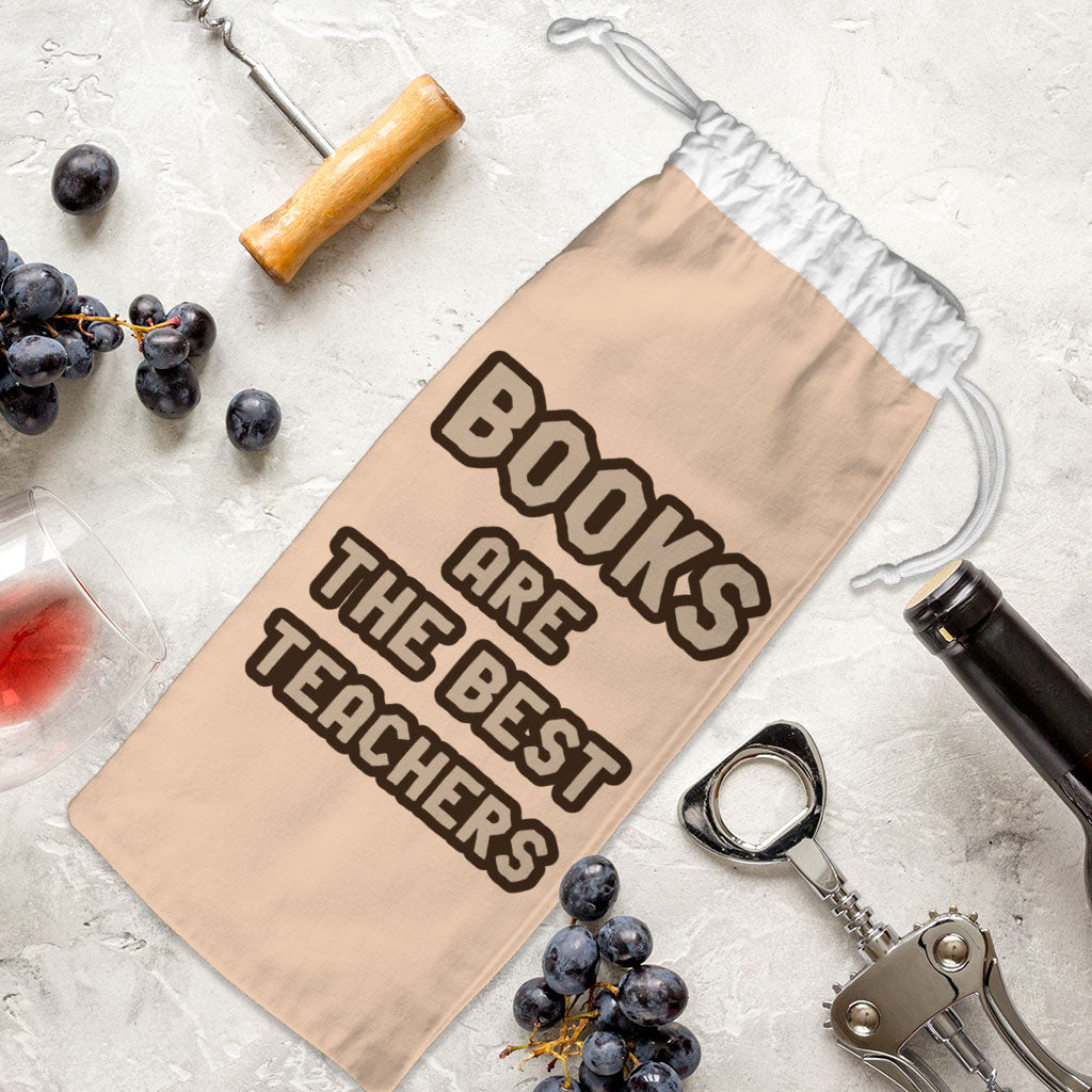 Book Themed Wine Tote Bag - Quotes Wine Tote Bag - Cool Print Wine Tote Bag