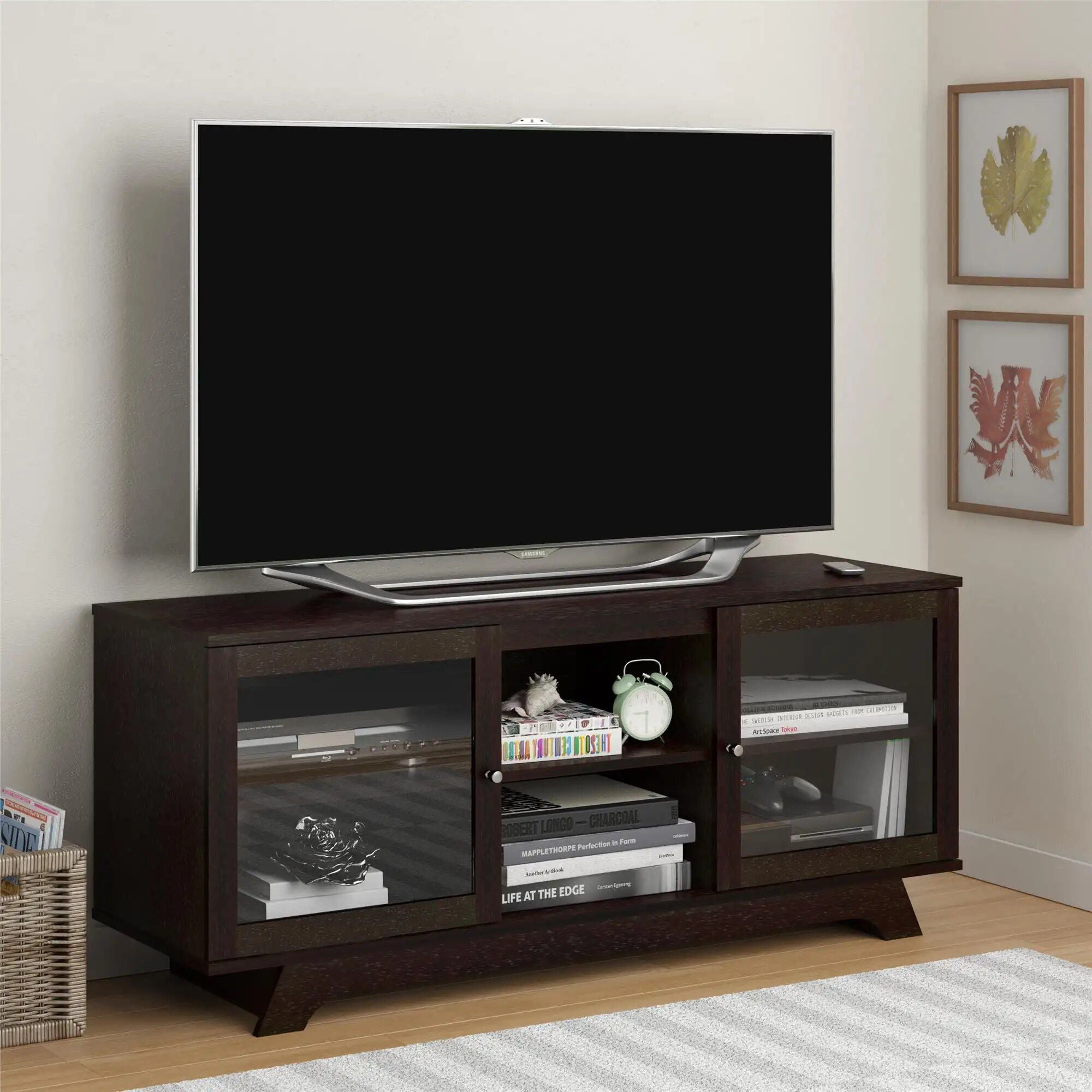 Elegant Espresso TV Stand