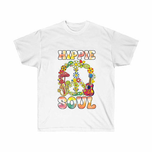 Hippie Soul Peace Sign Floral T-Shirt