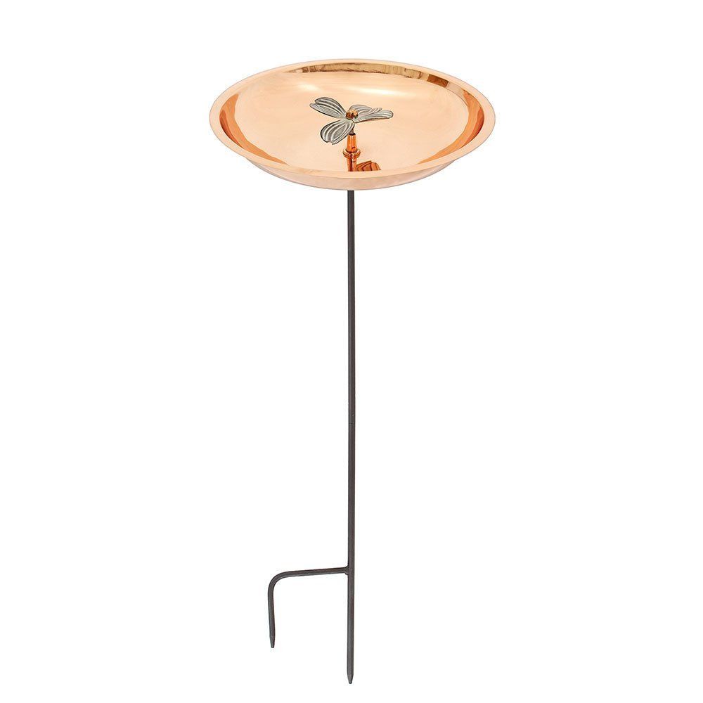 Mintueman-Achla BB-08-S Dogwood Birdbath with Stake