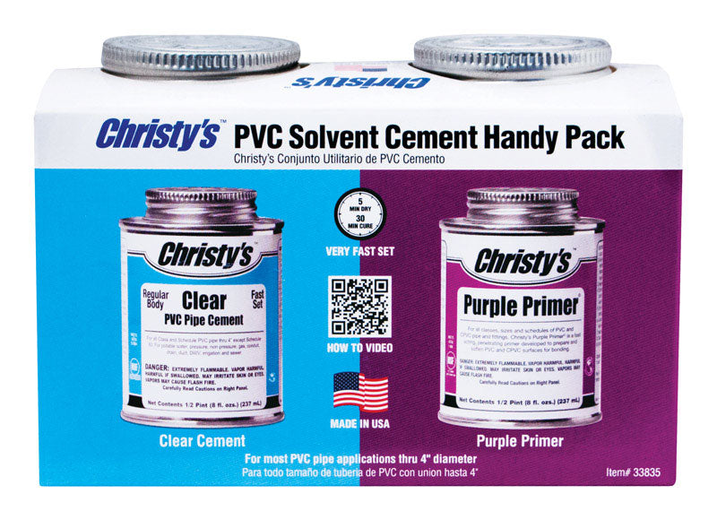 Christys 4614251 Primer & Cement for CPVC & PVC Clear & P | Rose Chloe