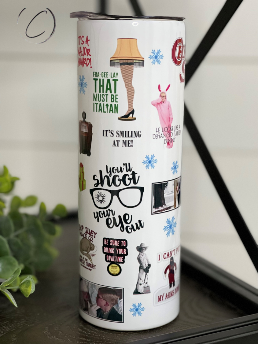 A Christmas Story 20oz Skinny Tumbler