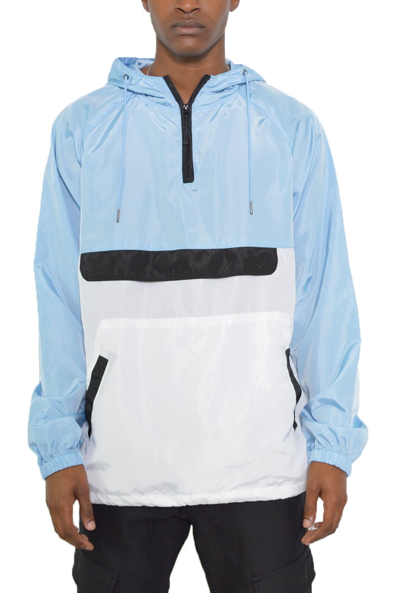 COLOR BLOCK ANORAK JACKET