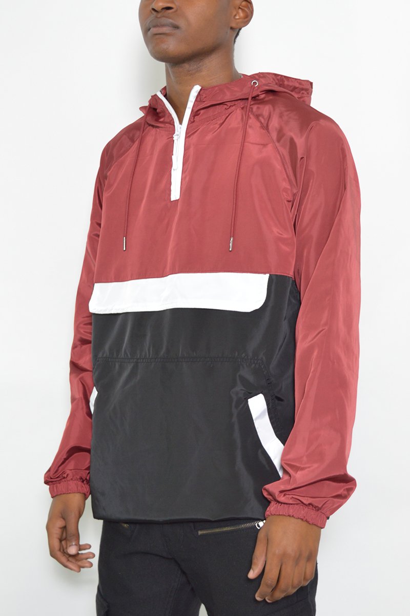 COLOR BLOCK ANORAK JACKET